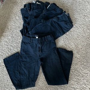 EUC. CHILDREN’S PLACE BOY UNIFORM PANTS. NAVY BLUE. SIZE 10. LOT OF 5.